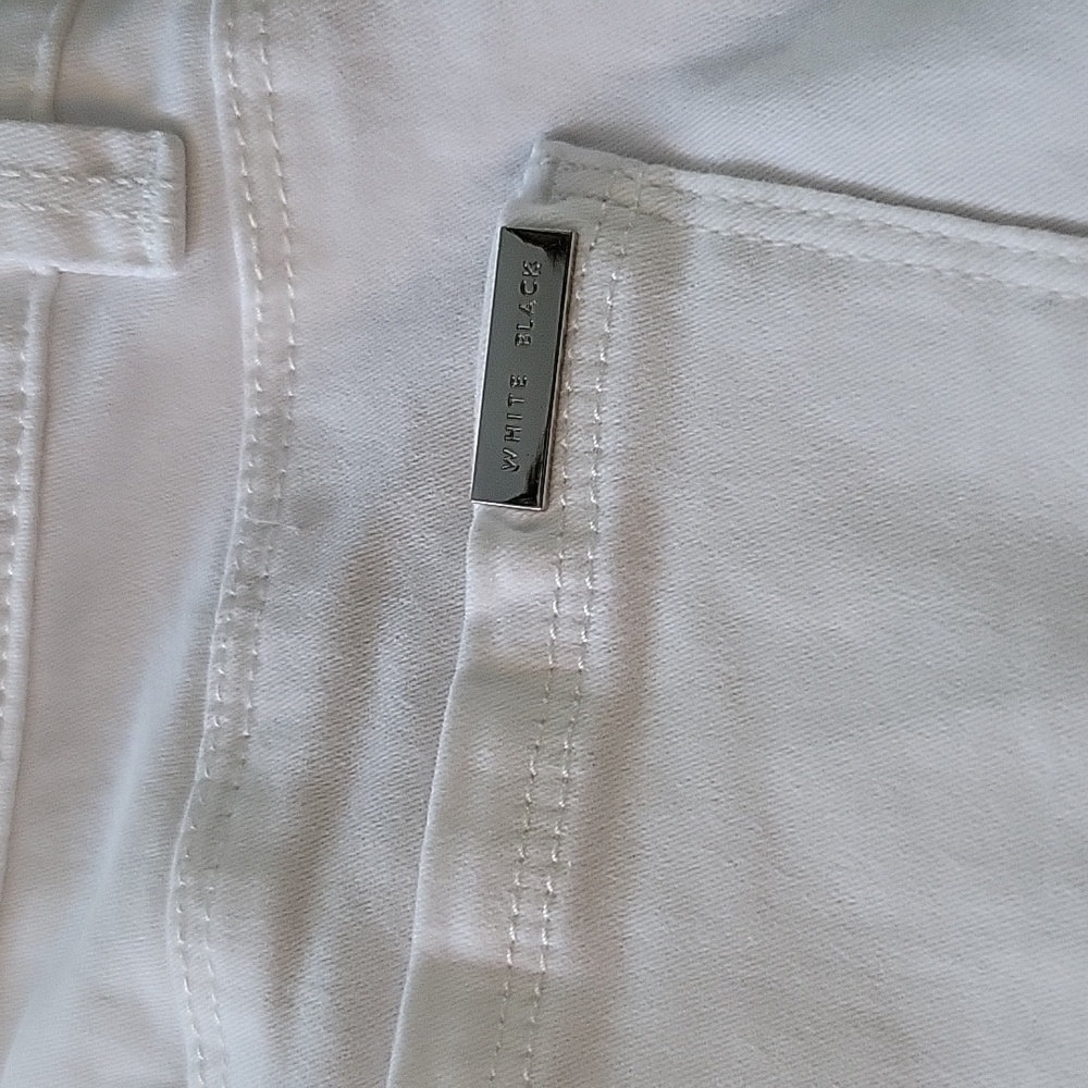 NWT White House Black Market Skimmer Jeans Ankle Zip Skinny Denim Preppy Chic 8 - Picture 5 of 9